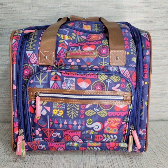 Lily Bloom Bags Lily Bloom Owl 5 Inch Rolling Wheeled Carry On